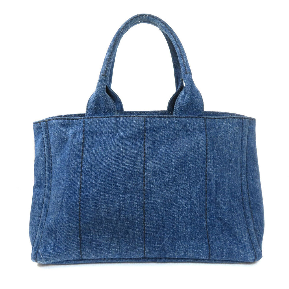 Prada Denim Canapa Bag 2way Tote